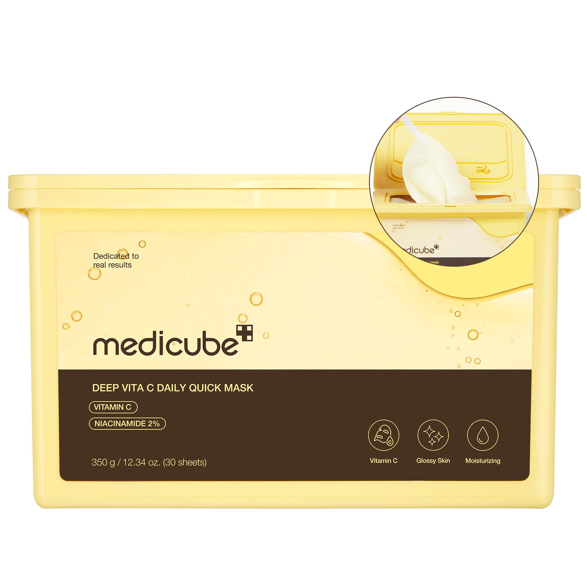 Foto 2 pulgar | Mascarillas Medicube Deep Vita C Daily Quick 30 Hojas - Venta Internacional.