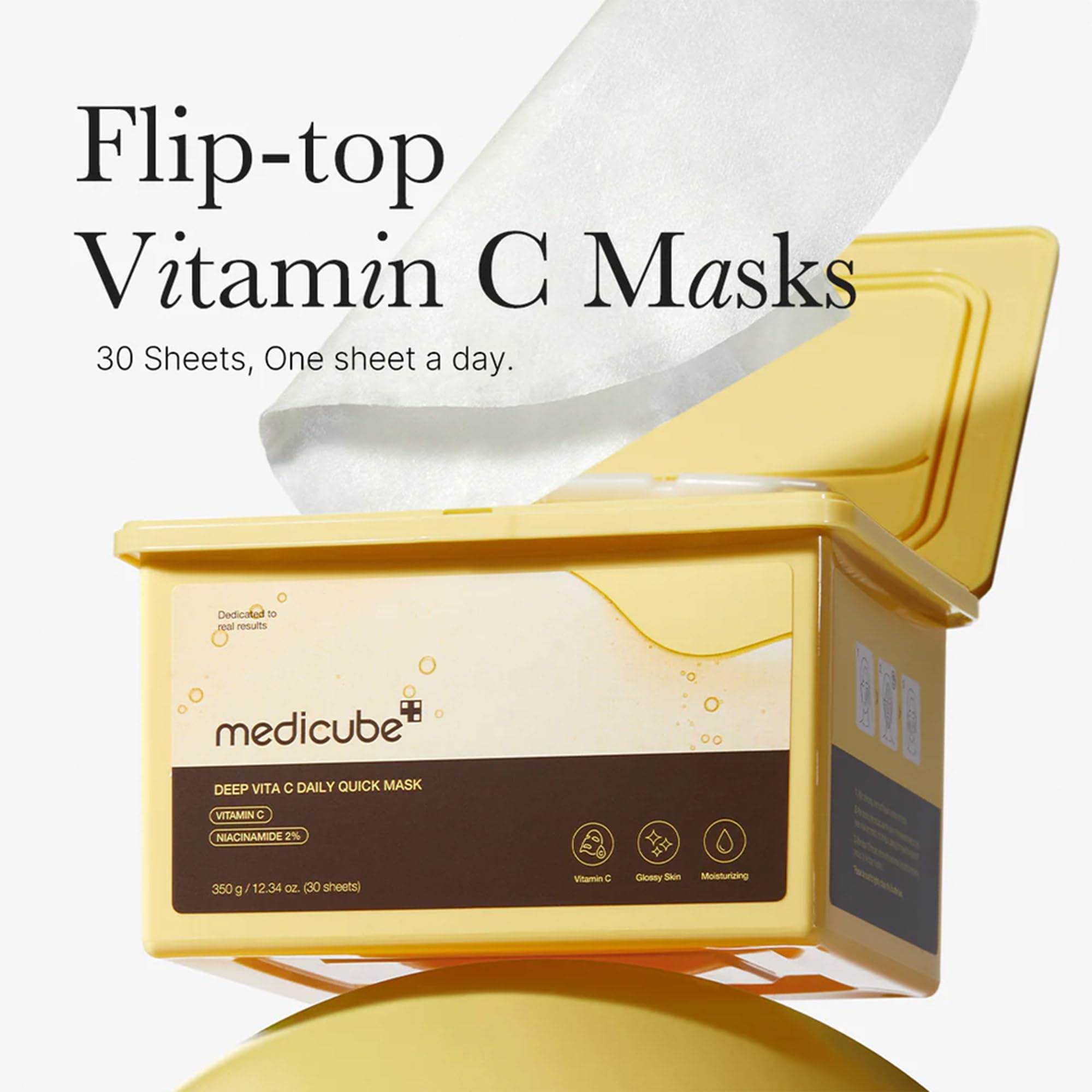 Foto 3 pulgar | Mascarillas Medicube Deep Vita C Daily Quick 30 Hojas - Venta Internacional.