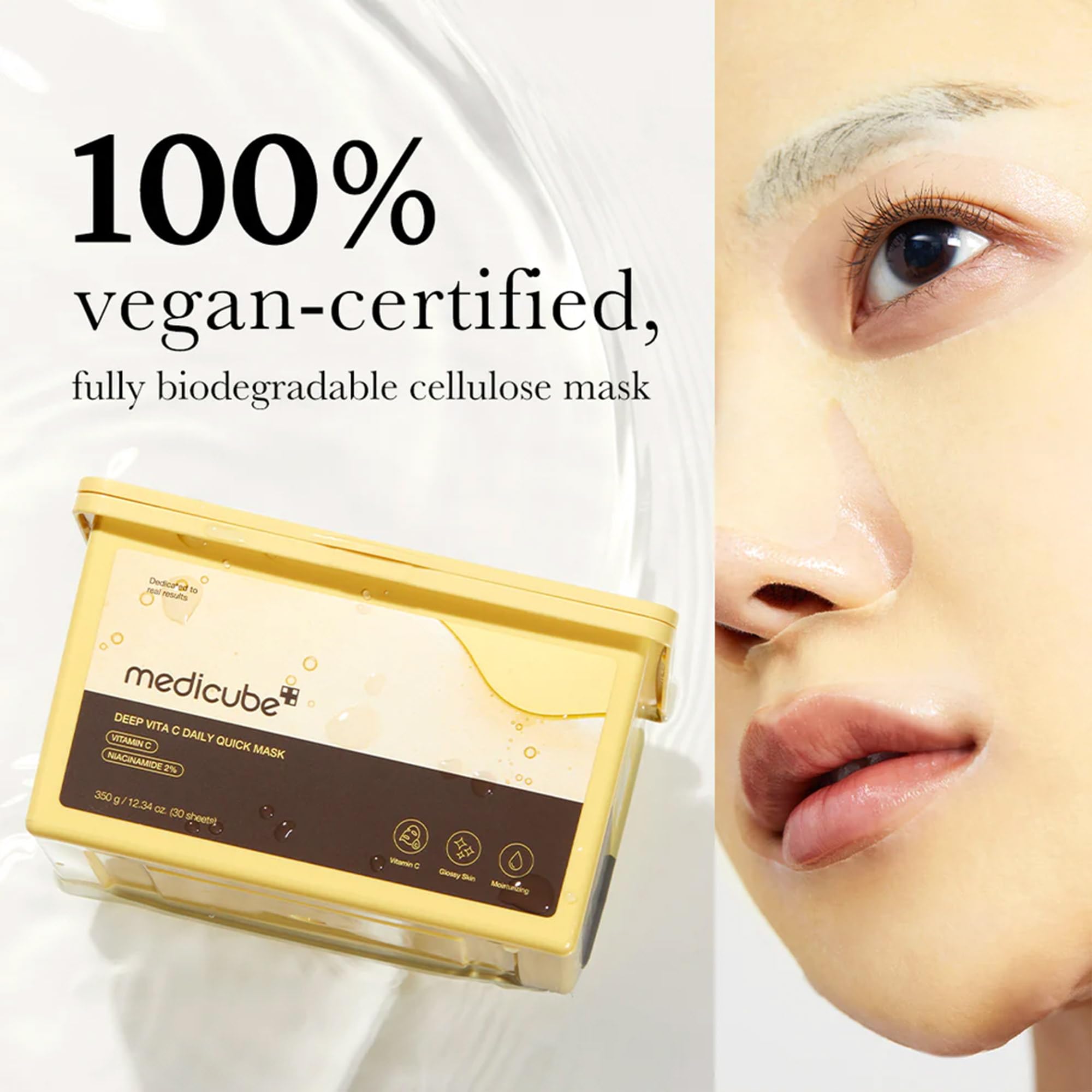 Foto 4 | Mascarillas Medicube Deep Vita C Daily Quick 30 Hojas - Venta Internacional.