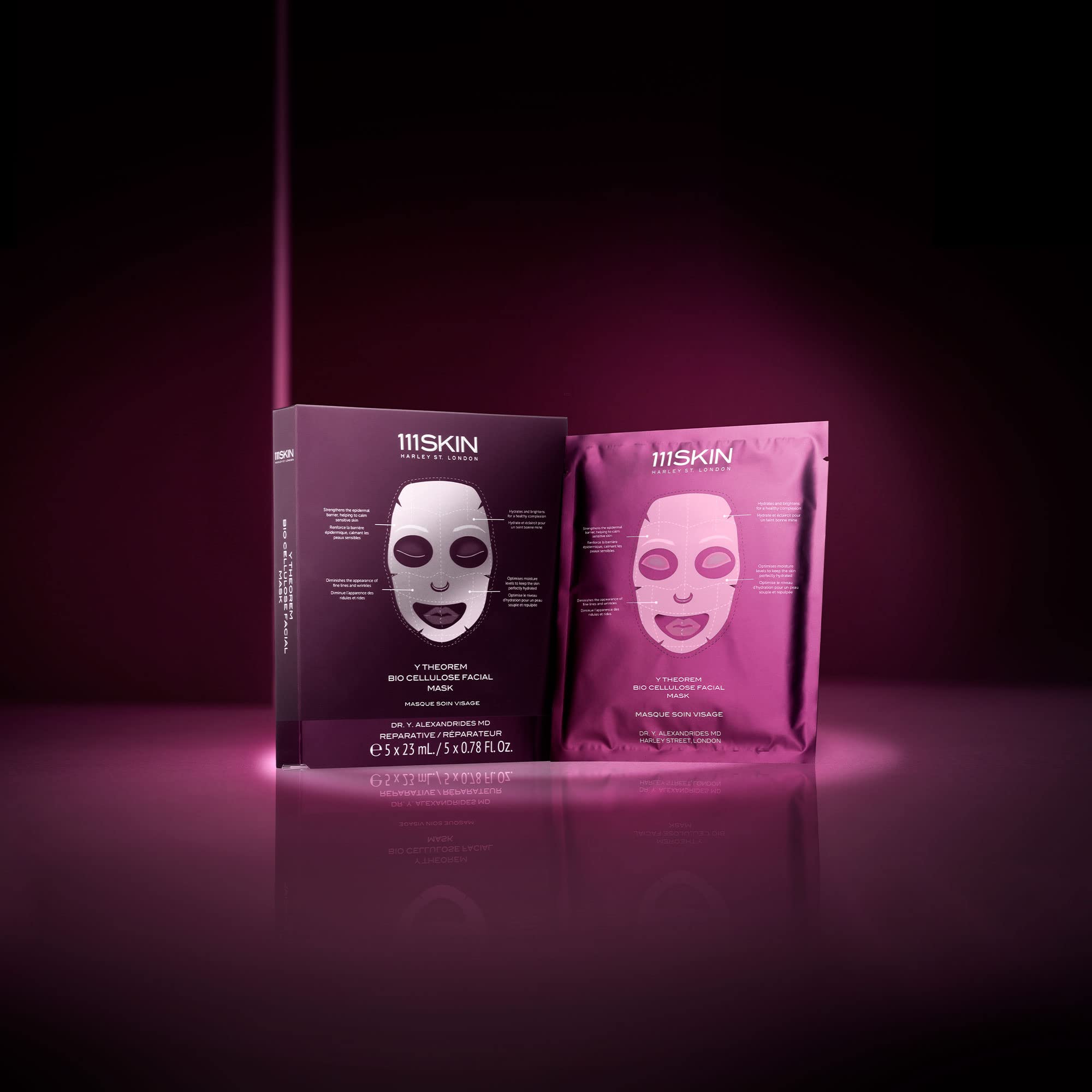 Foto 5 pulgar | Mascarilla Facial Reparadora 111skin Y Theorem Con Biocelulosa, Juego De 5 - Venta Internacional.