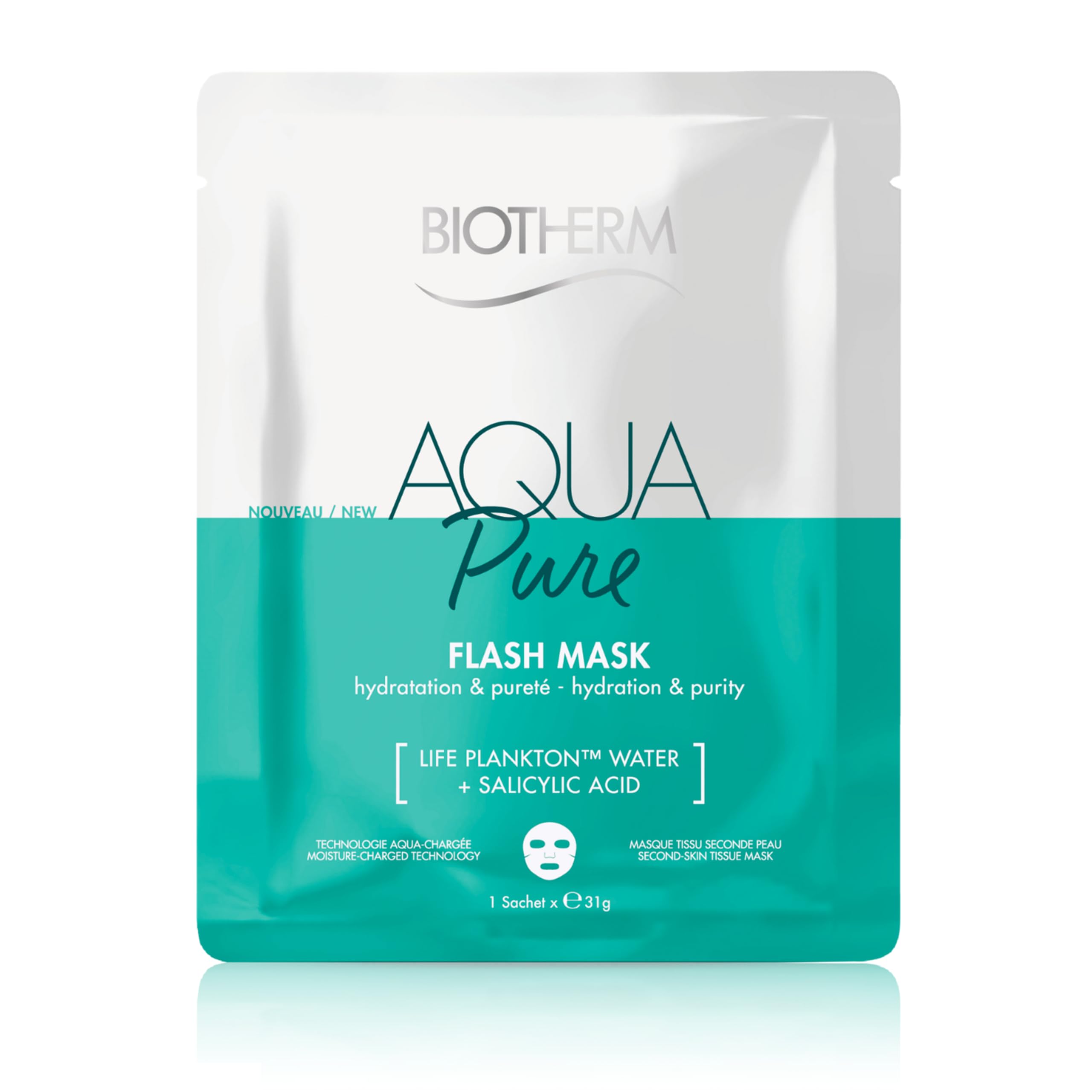 Mascarilla Biotherm Aquasource Aqua Pure Flash De 3 Ml - Venta Internacional.