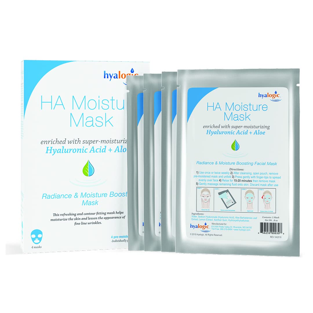 Mascarilla Facial Hidratante Con Ácido Hialurónico Hialurónico Y Aloe X4 - Venta Internacional.