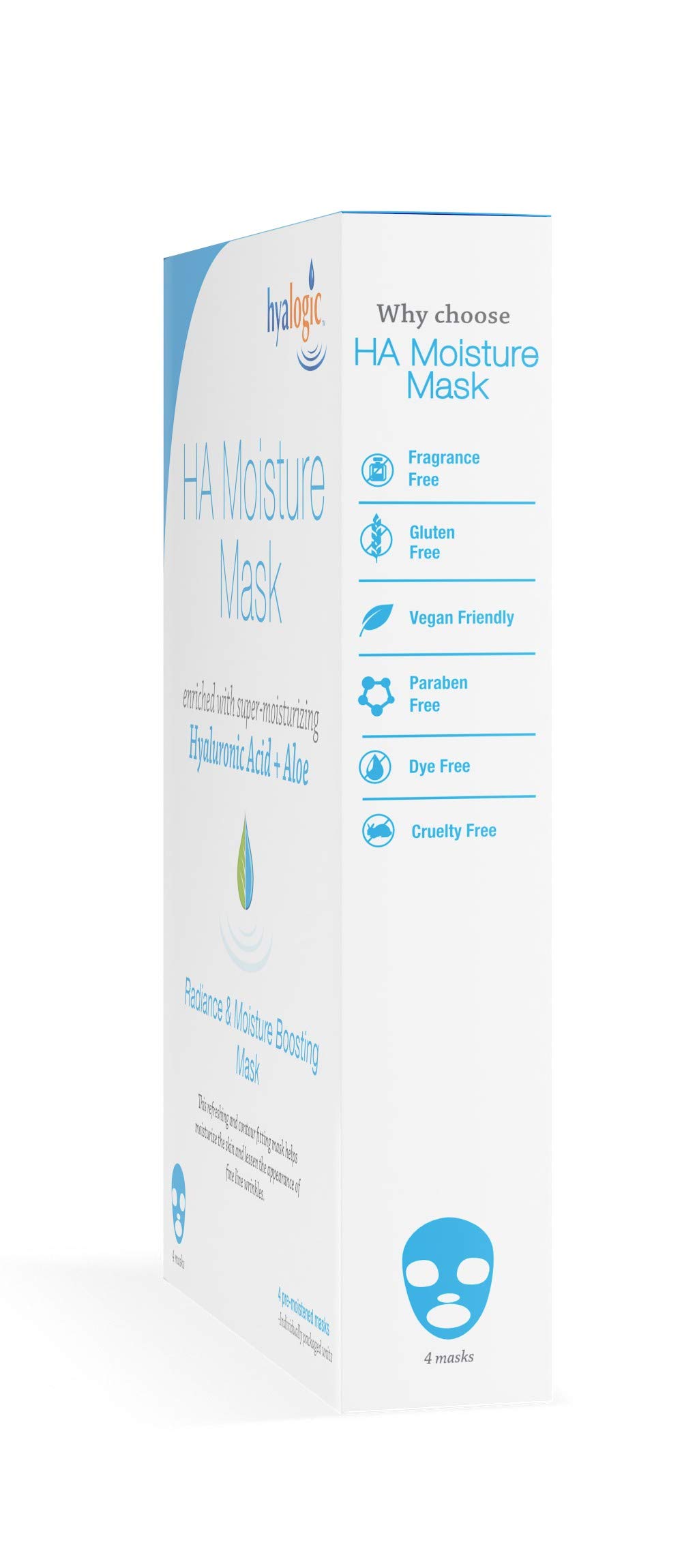 Foto 4 pulgar | Mascarilla Facial Hidratante Con Ácido Hialurónico Hialurónico Y Aloe X4 - Venta Internacional.