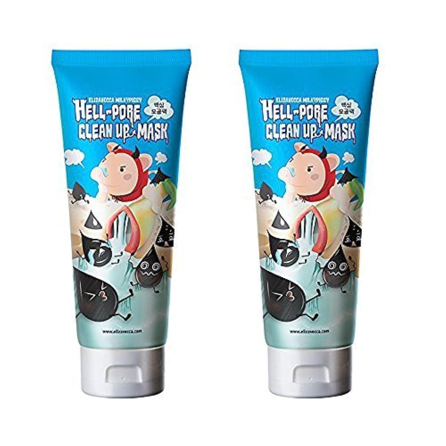 Mascarilla Facial Elizavecca Milky Piggy Hell Pore Clean Up 100 Ml X2 - Venta Internacional.