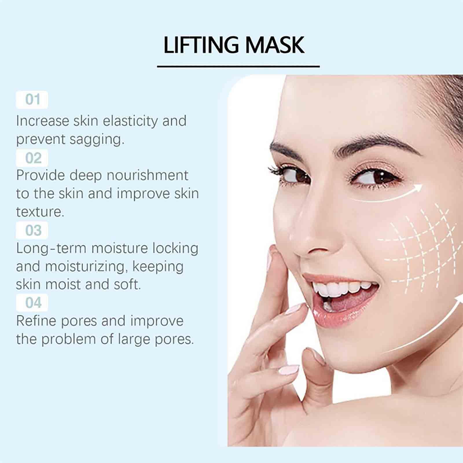 Foto 3 pulgar | Mascarilla Chinology Chin Lifting Con Ácido Hialurónico, 5 Unidades - Venta Internacional.