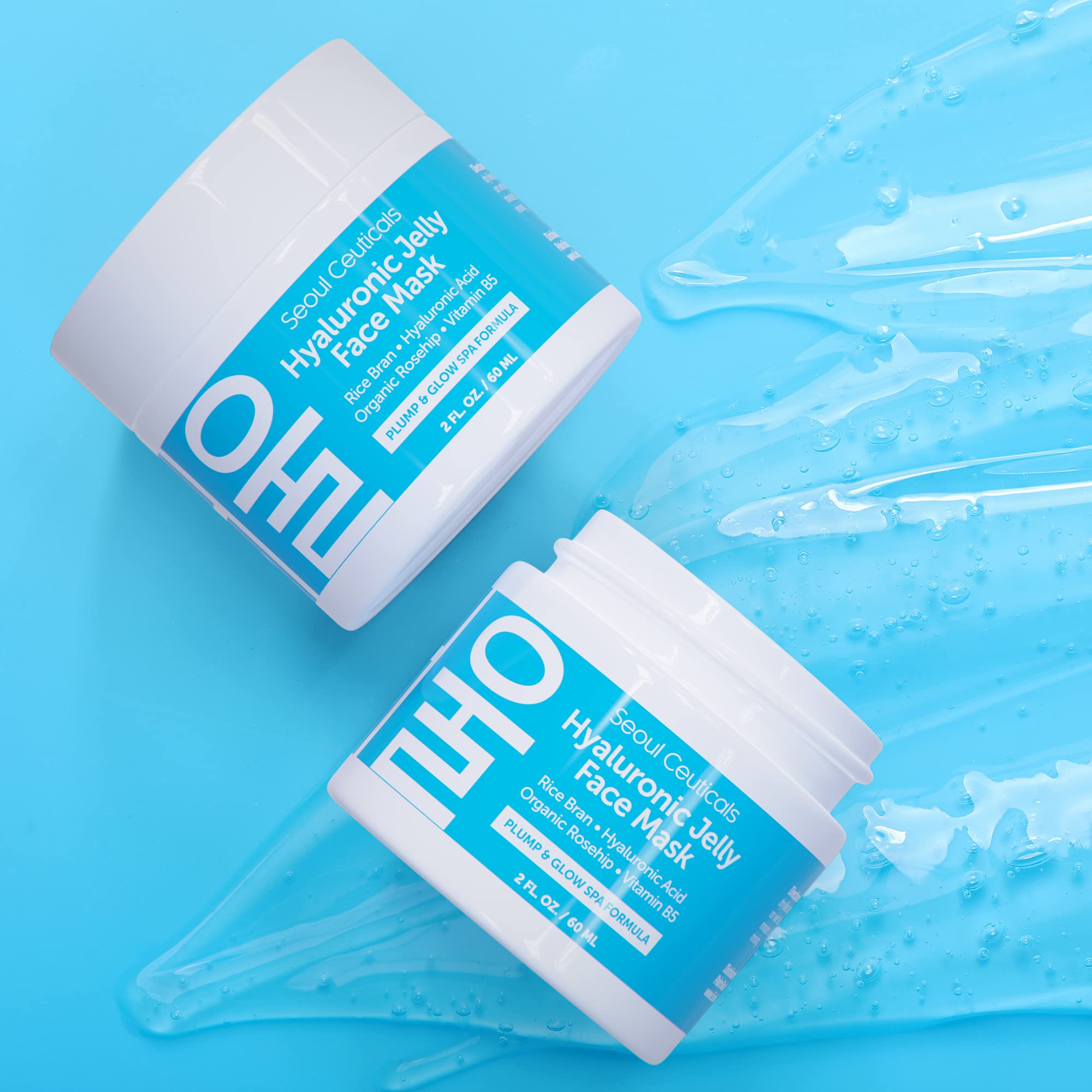 Foto 4 pulgar | Mascarilla Facial Seoulceuticals, Gel De Ácido Hialurónico, 60 Ml, Con Salvado De Arroz - Venta Internacional.