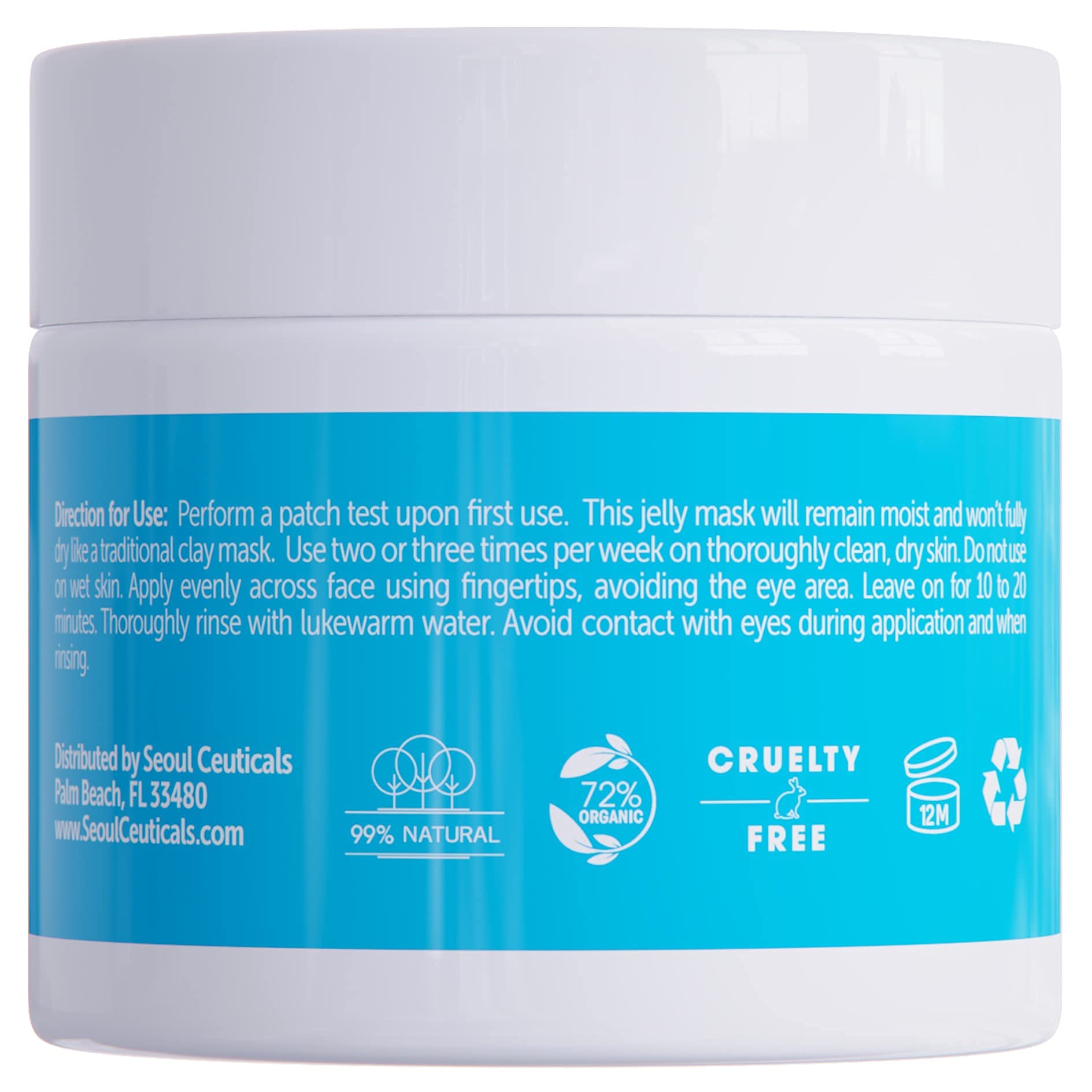 Foto 8 pulgar | Mascarilla Facial Seoulceuticals, Gel De Ácido Hialurónico, 60 Ml, Con Salvado De Arroz - Venta Internacional.