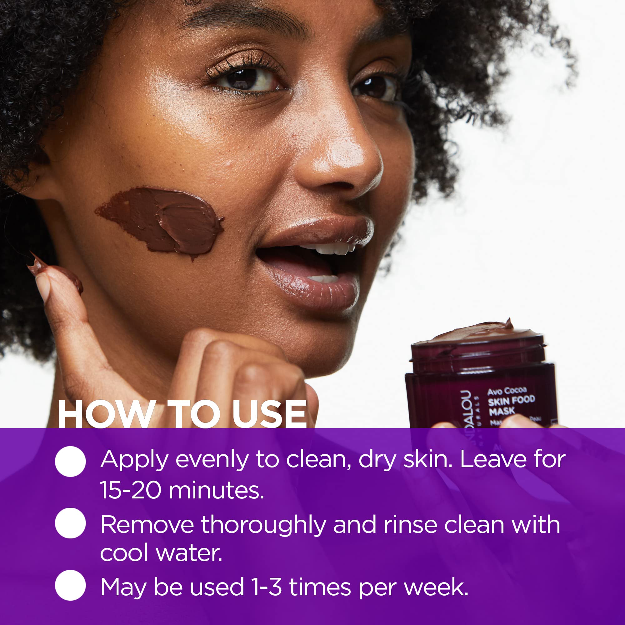 Foto 4 pulgar | Mascarilla Facial Andalou Naturals Avo Cocoa Skin Food 50 Ml - Venta Internacional.