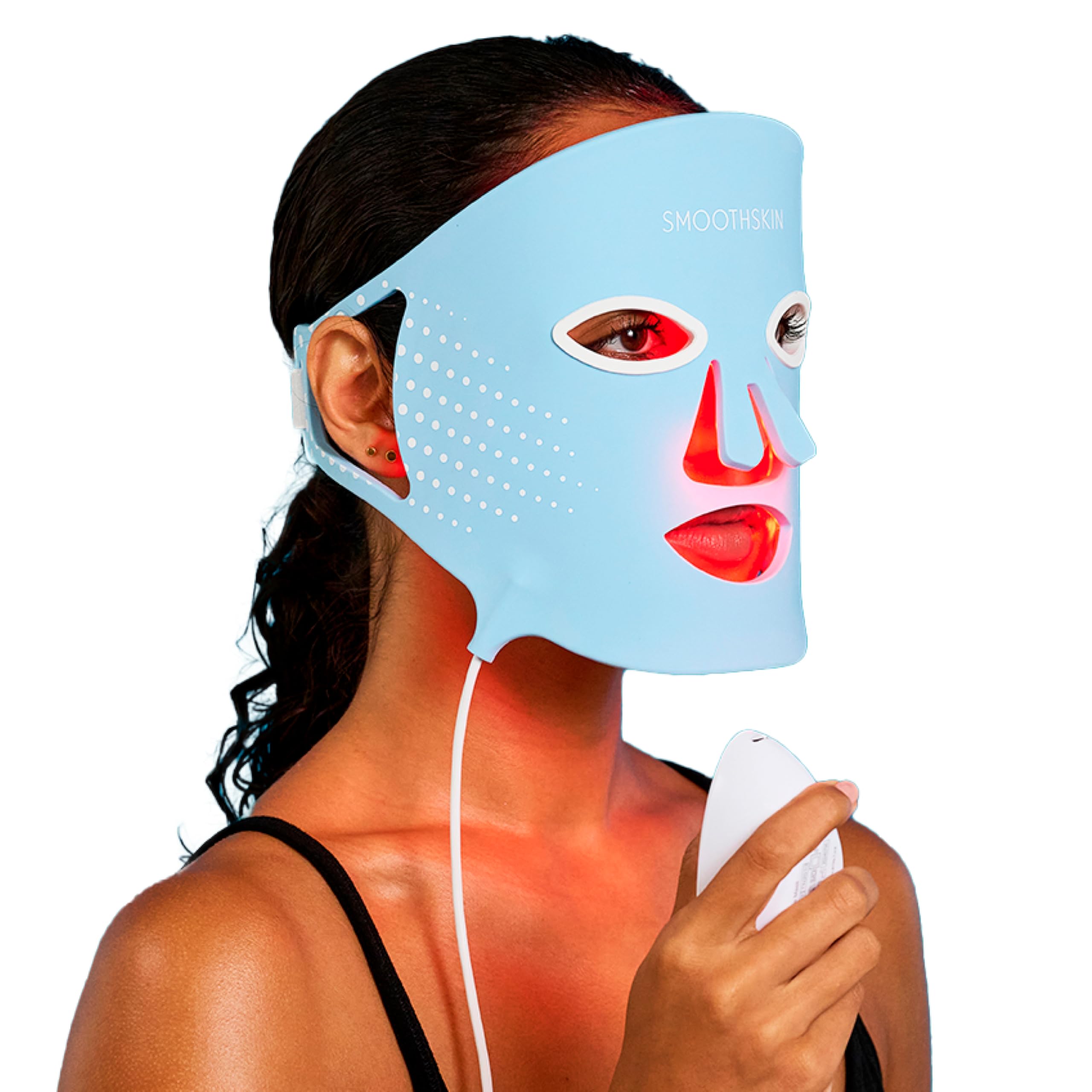 Mascarilla Facial De Terapia Con Luz Roja Led Smoothskin Duolux Con 15 Mascarillas - Venta Internacional.