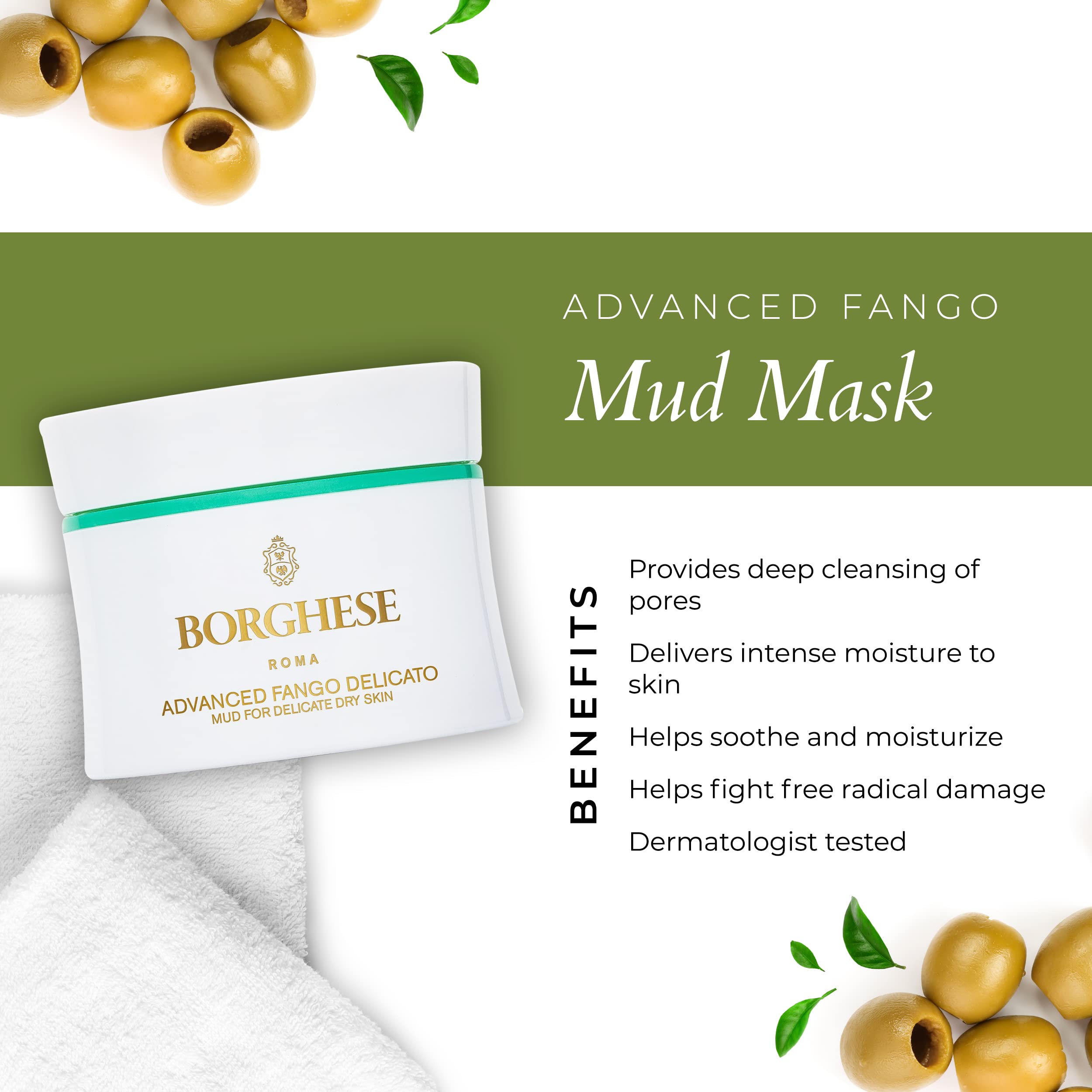 Foto 4 pulgar | Mascarilla Facial Hidratante Borghese Advanced Fango Delicato Mud - Venta Internacional.