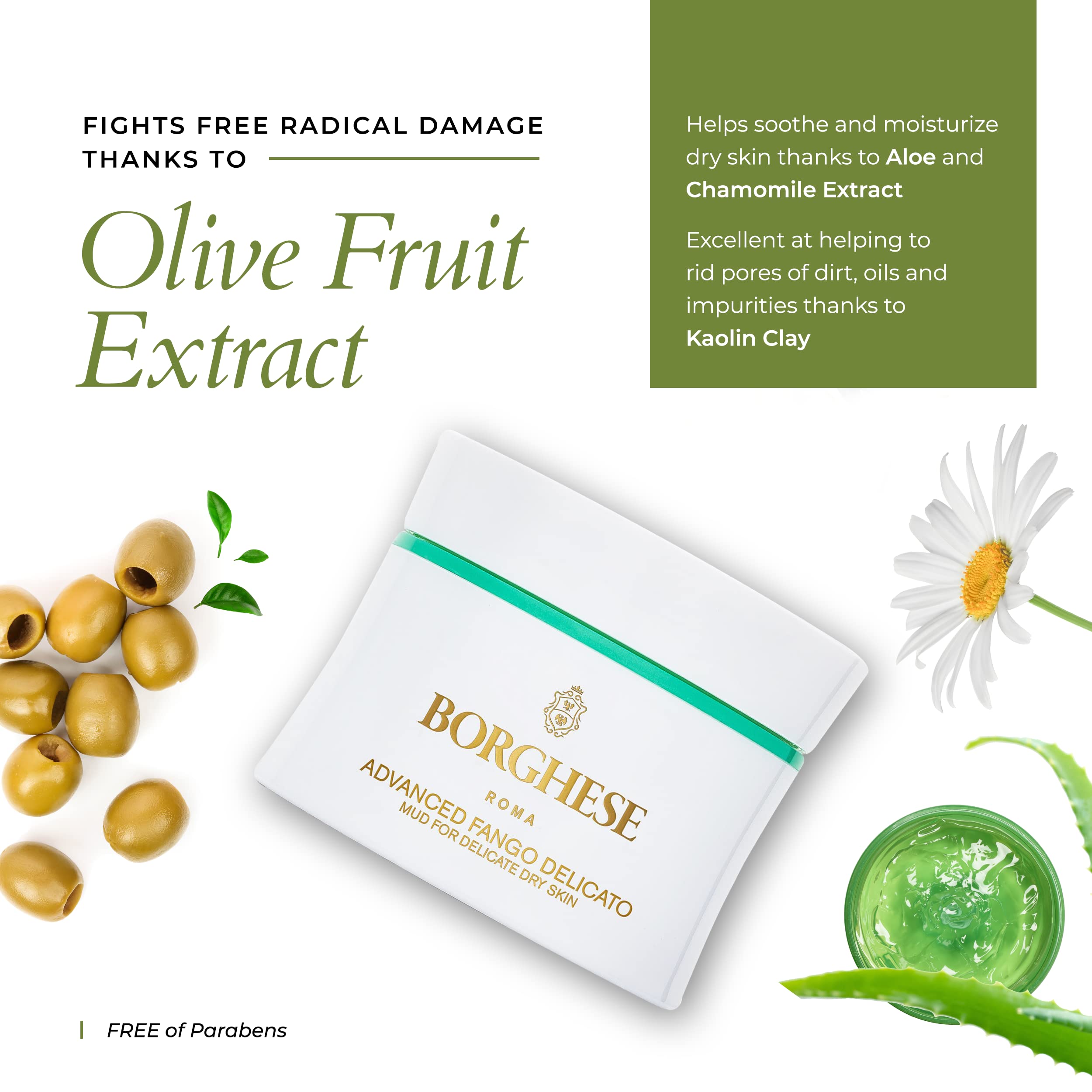Foto 5 pulgar | Mascarilla Facial Hidratante Borghese Advanced Fango Delicato Mud - Venta Internacional.