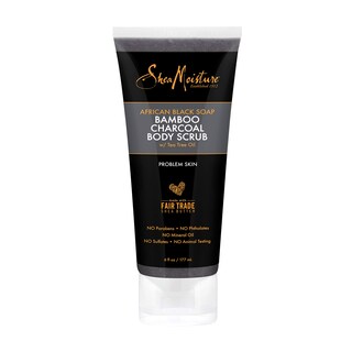 Foto 1 | Exfoliante Corporal Sheamoisture, Jabón Negro Africano, Carbón De Bambú, 180 Ml - Venta Internacional.