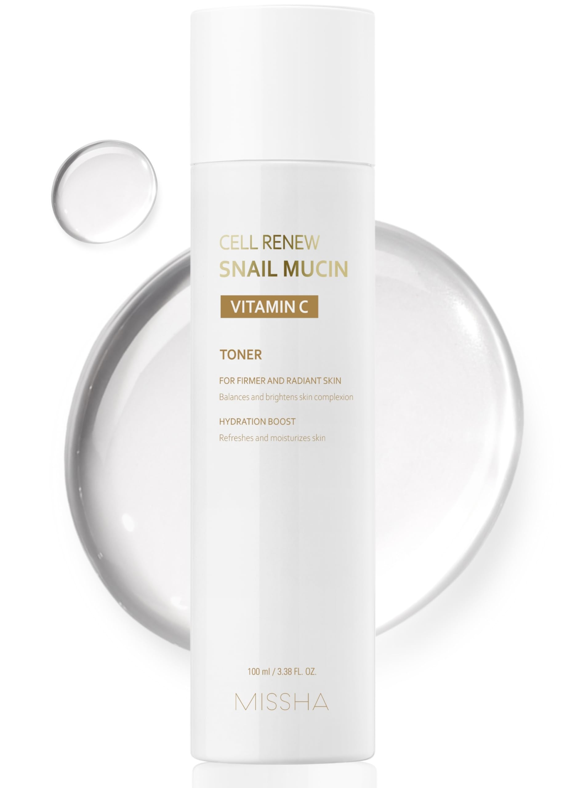 Tónico Facial Missha Cell Renew Snail Mucin Vitamina C 150 Ml - Venta Internacional. $691