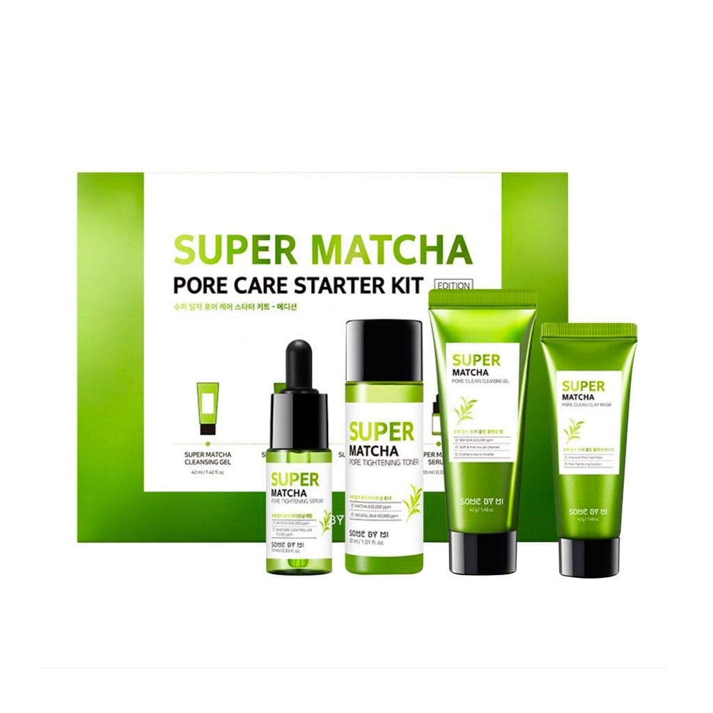 Set De Cuidado Facial Some By Mi Super Matcha Pore Care - Venta Internacional. $732