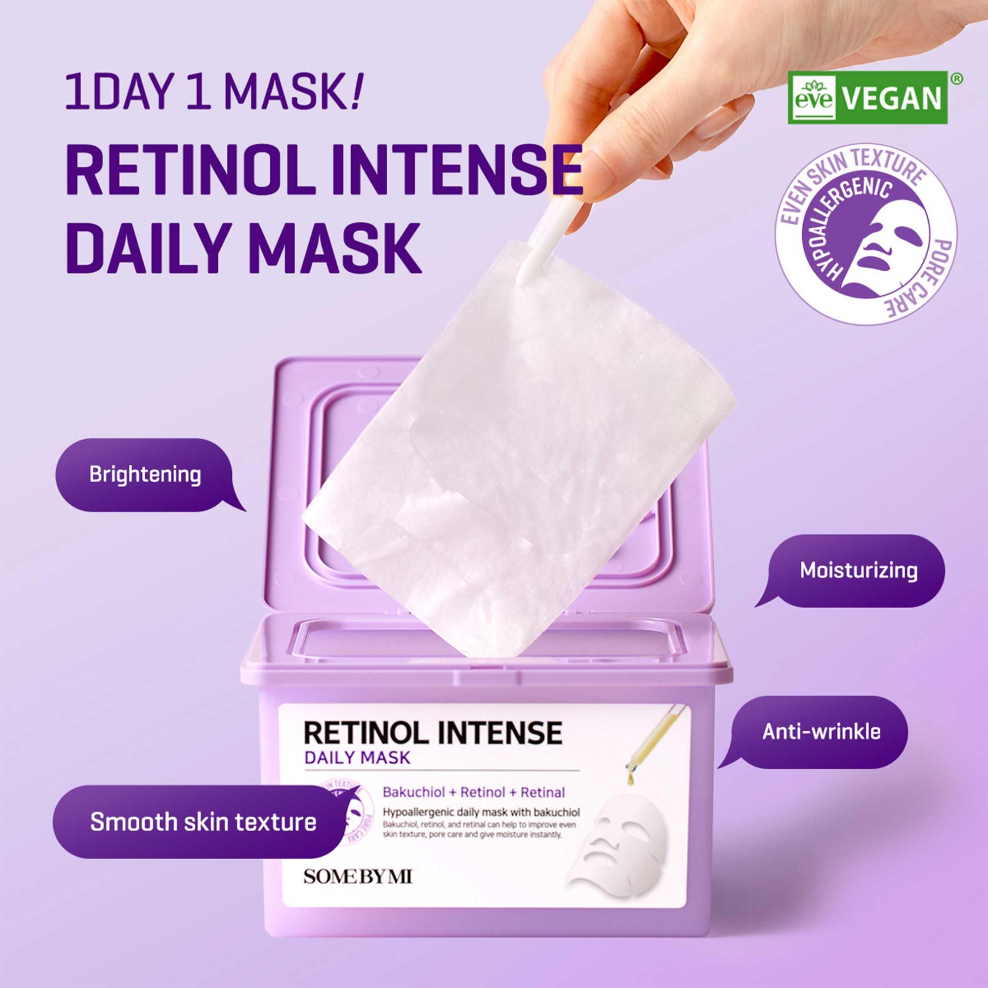 Foto 4 pulgar | Mascarilla Facial Some By Mi Retinol Intense Daily 30 Hojas - Venta Internacional.