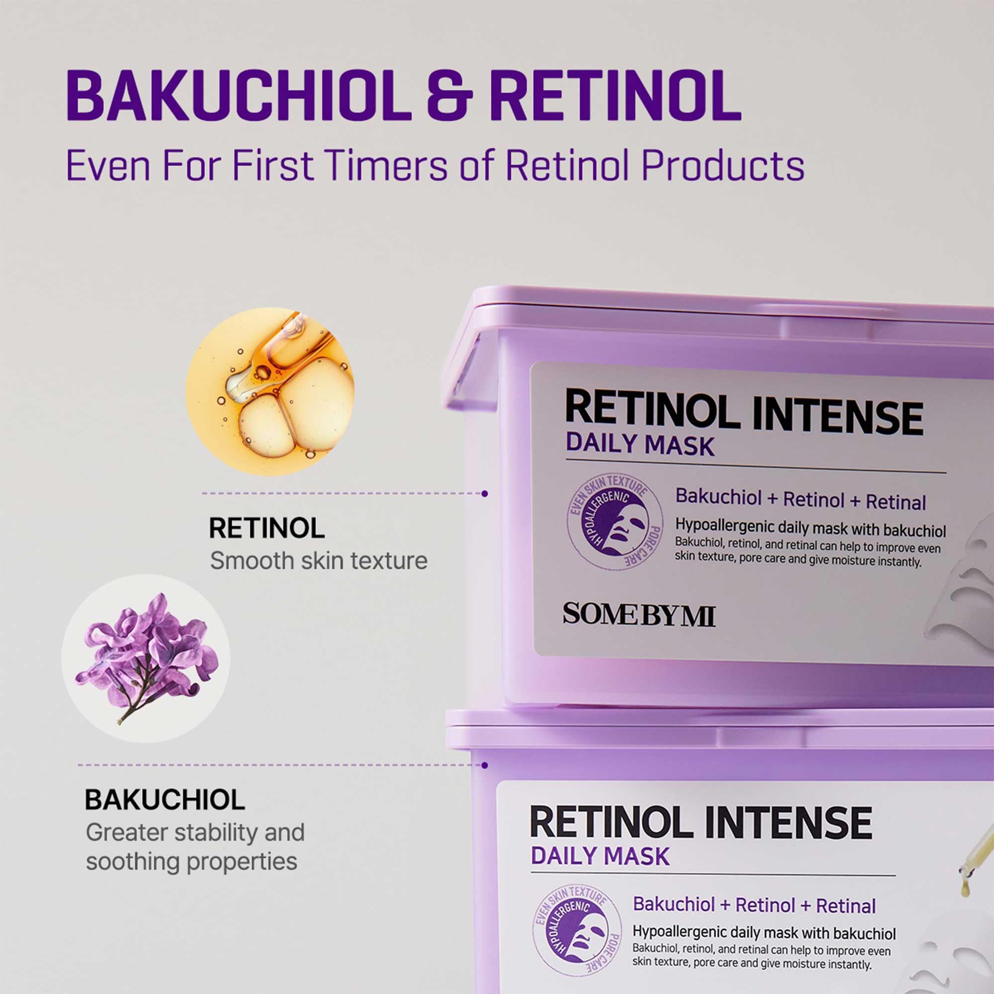 Foto 5 pulgar | Mascarilla Facial Some By Mi Retinol Intense Daily 30 Hojas - Venta Internacional.