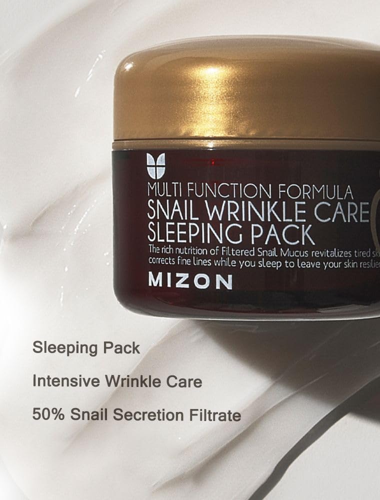 Foto 5 pulgar | Paquete Para Dormir Mizon Snail Wrinkle Care Con Adenosina, 80 Ml - Venta Internacional.