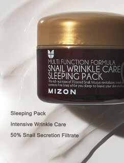 Foto 4 | Paquete Para Dormir Mizon Snail Wrinkle Care Con Adenosina, 80 Ml - Venta Internacional.