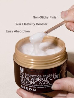 Foto 6 | Paquete Para Dormir Mizon Snail Wrinkle Care Con Adenosina, 80 Ml - Venta Internacional.