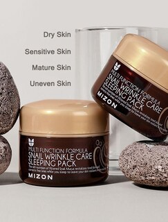 Foto 7 | Paquete Para Dormir Mizon Snail Wrinkle Care Con Adenosina, 80 Ml - Venta Internacional.