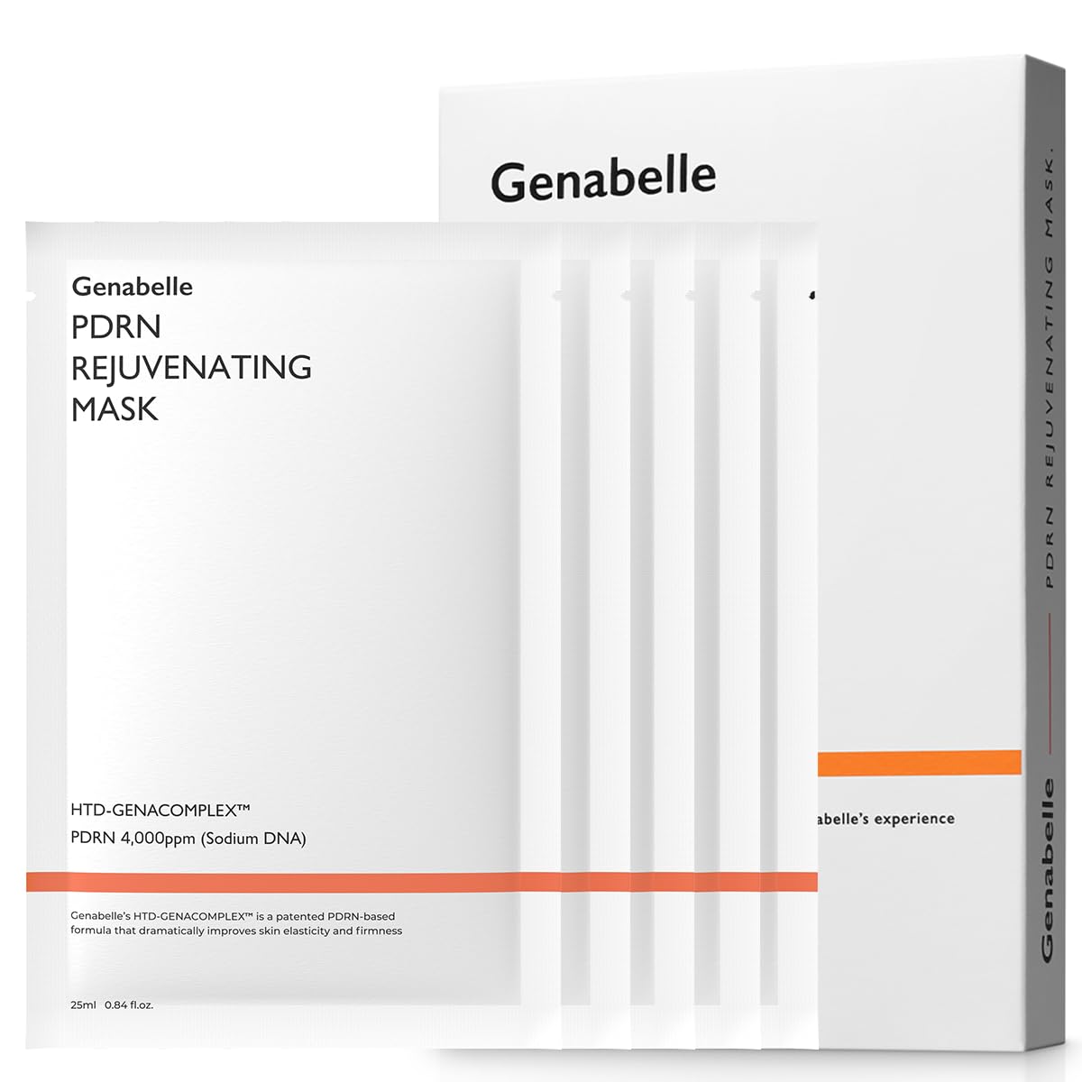 Foto 2 pulgar | Mascarilla Genabelle Pdrn Rejuvenecedora Para Piel De Cristal, 25 Ml X5 - Venta Internacional.
