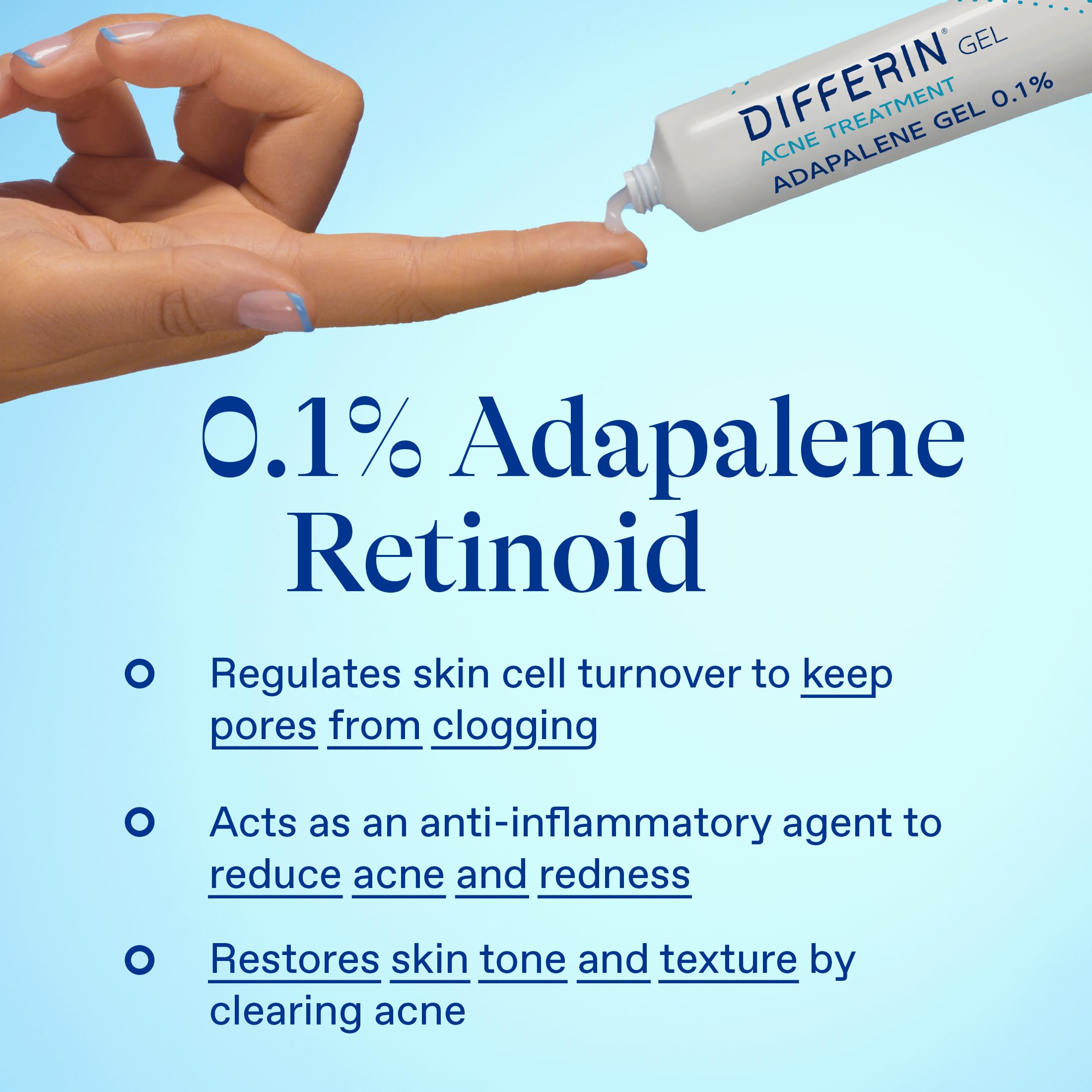 Foto 6 pulgar | Gel Para Tratamiento Del Acné Differin 0,1% De Adapaleno, 15 G, Suministro Para 30 Días - Venta Internacional.