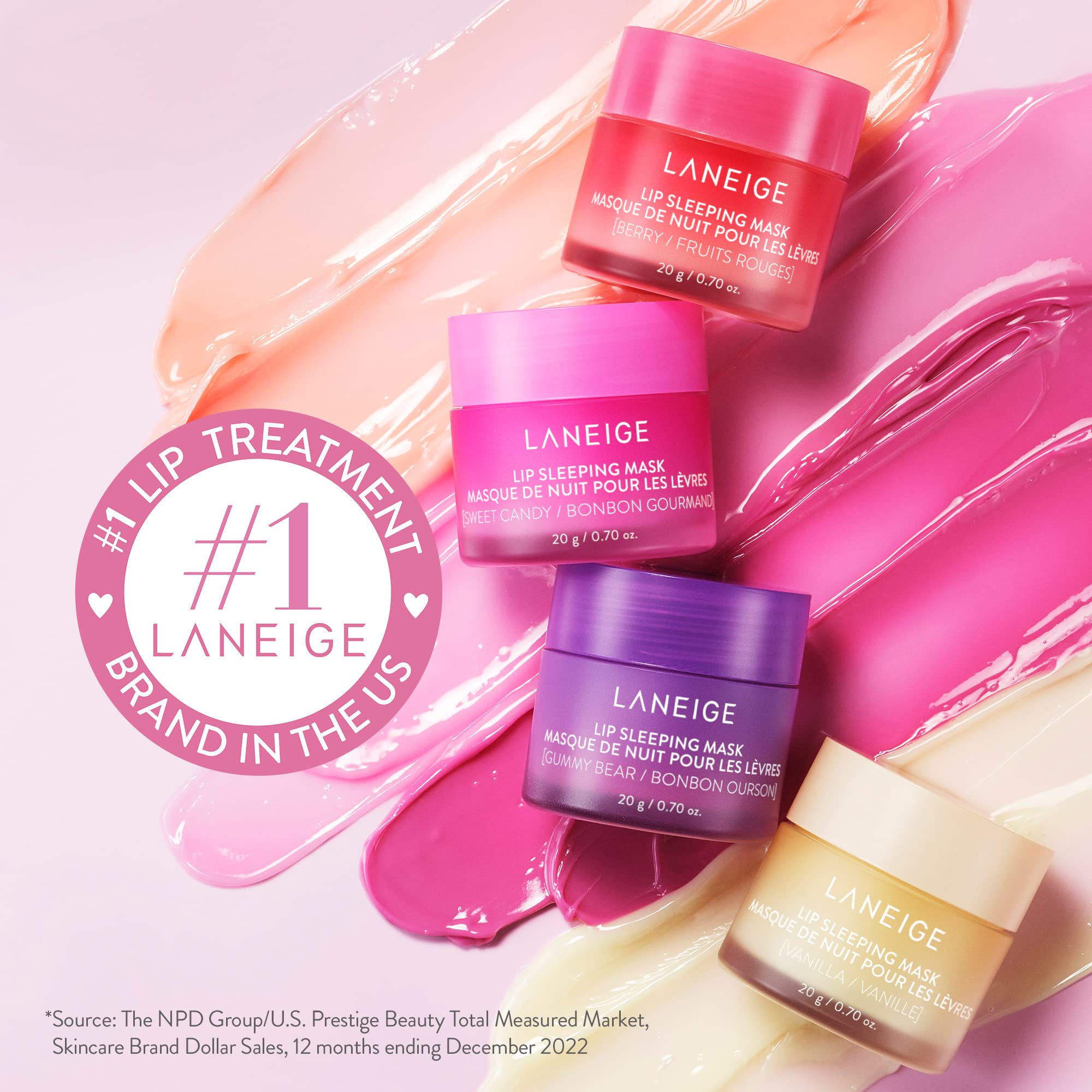 Foto 7 | Mascarilla Para Dormir Para Labios Laneige Pink Lemondade Swirl - Venta Internacional.