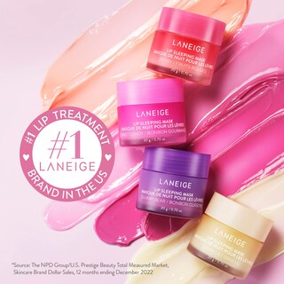 Foto 7 | Mascarilla Para Dormir Para Labios Laneige Pink Lemondade Swirl - Venta Internacional.