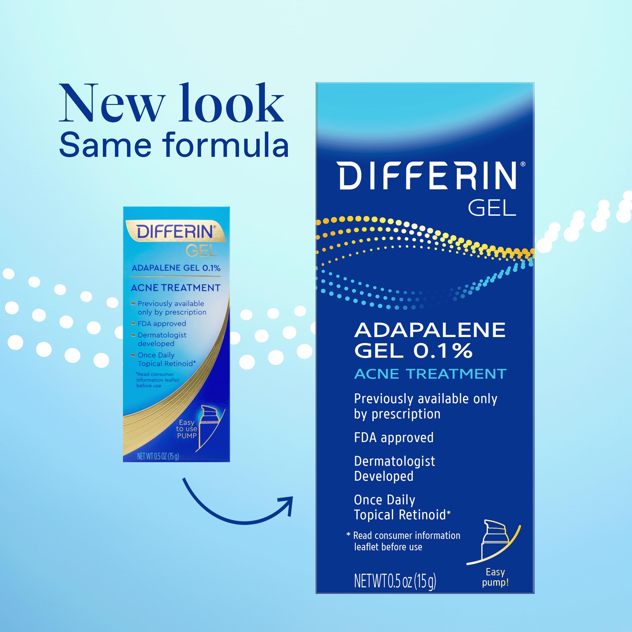 Foto 3 pulgar | Gel Para Tratamiento Del Acné Differin 0,1% De Adapaleno, 15 G, Suministro Para 30 Días - Venta Internacional.