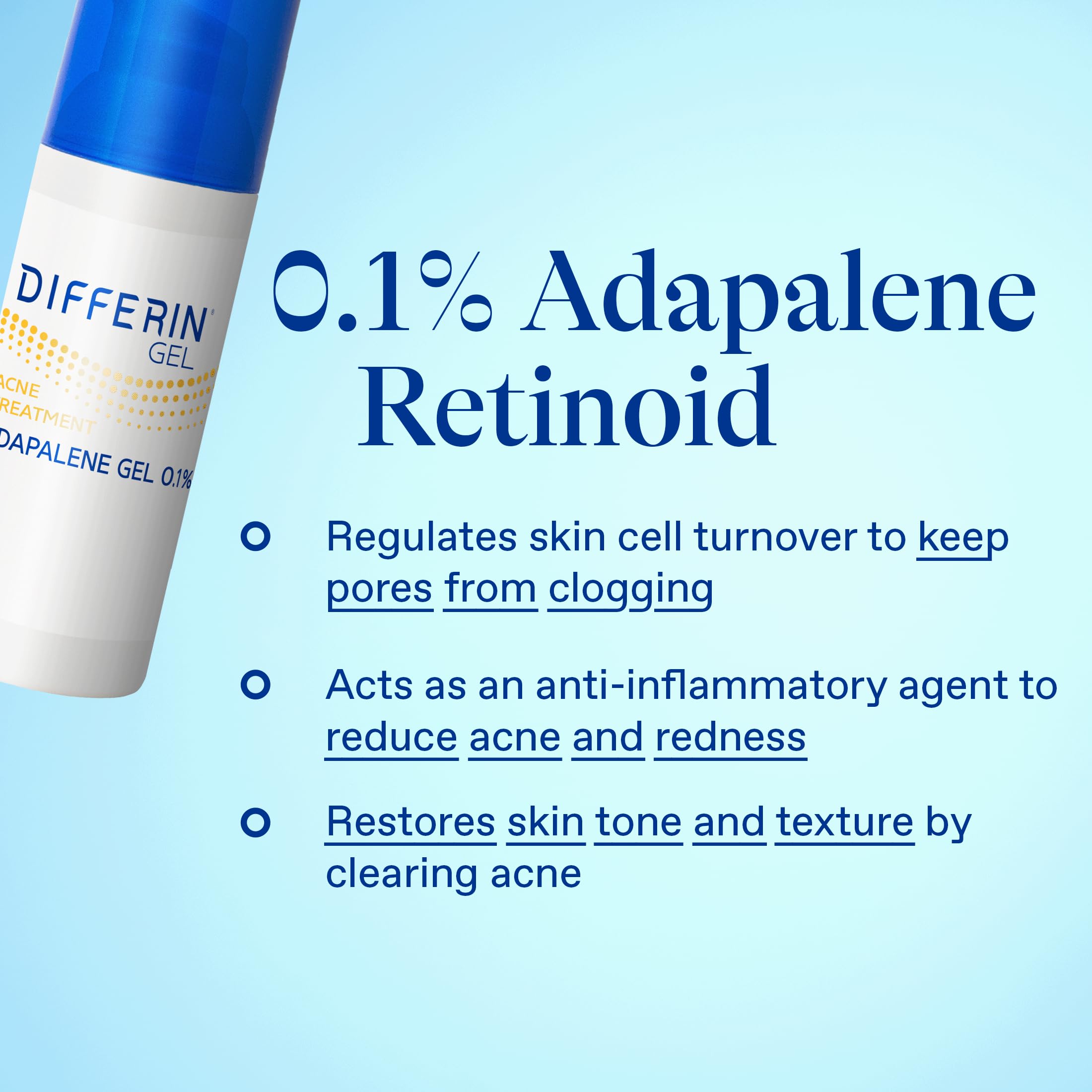 Foto 5 | Gel Para Tratamiento Del Acné Differin 0,1% De Adapaleno, 15 G, Suministro Para 30 Días - Venta Internacional.