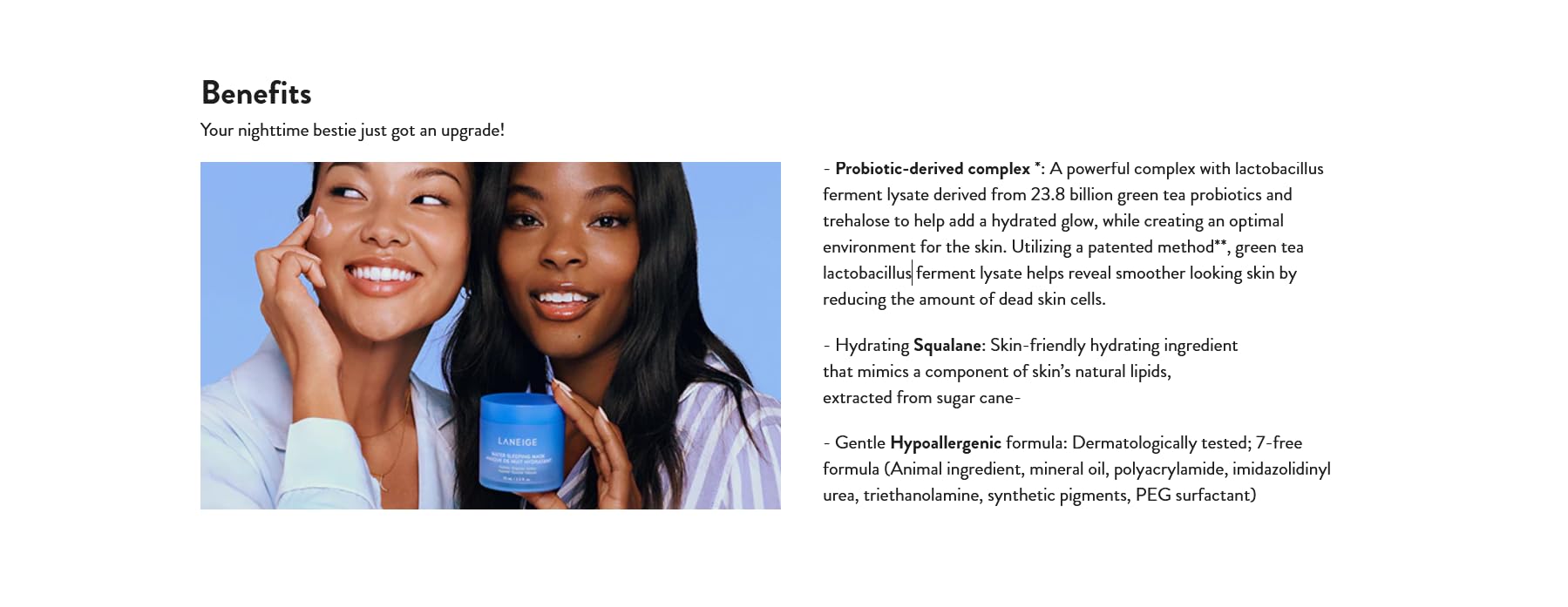 Foto 3 | Máscara Para Dormir Laneige La Máscara Para Dormir Con Agua Aumenta La Hidratación - Venta Internacional.