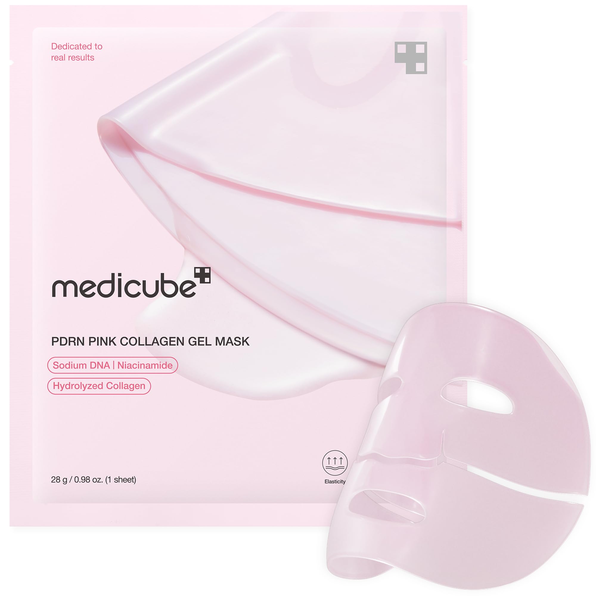 Mascarilla Facial Medicube Pdrn, Gel De Colágeno Rosa, 28 Ml - Venta Internacional. $636