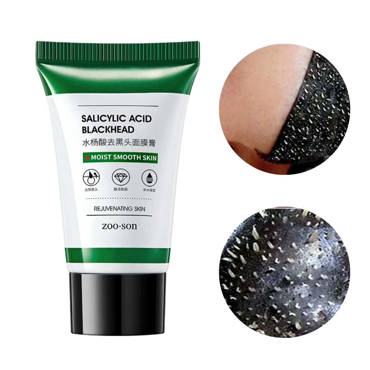 Foto 9 pulgar | 5pz Mascarilla Negra Facial Bambu Elimina Puntos Negros Nariz