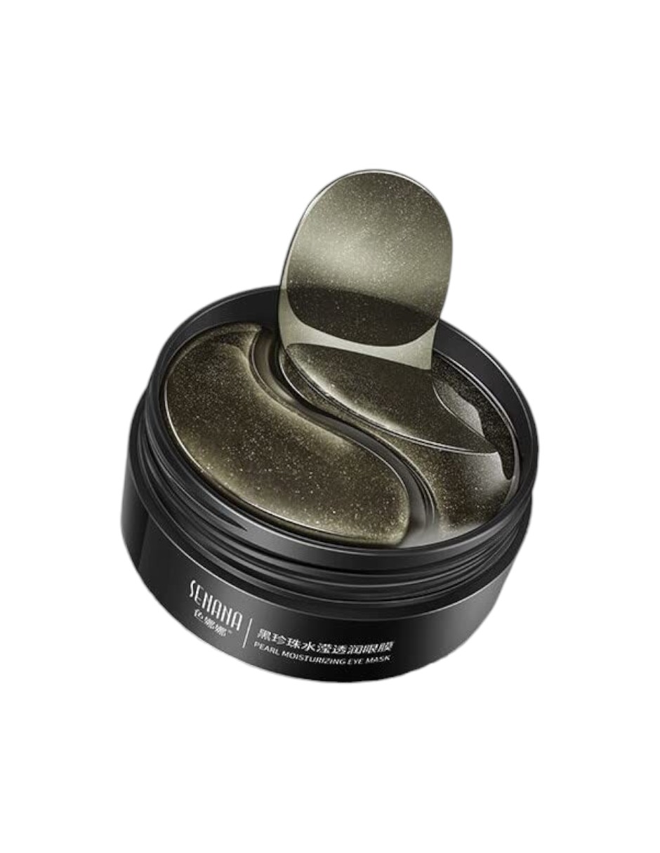 Foto 5 pulgar | Parches Para Párpados  De Colágeno Perla Negra Anti Ojeras + Gratis Termo Güish De Regalo