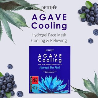 Foto 2 | Mascarilla Facial Petitfee Agave Cooling Hydrogel Con 5% De Energía Azul - Venta Internacional.