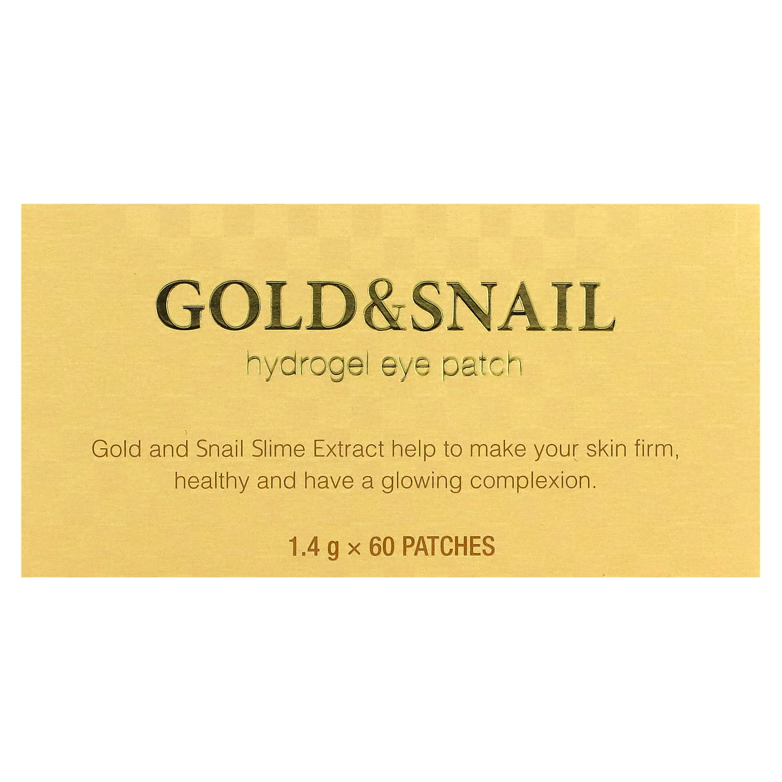 Foto 3 pulgar | Eye Patch Petitfee Gold & Snail Hydrogel 60 Unidades - Venta Internacional