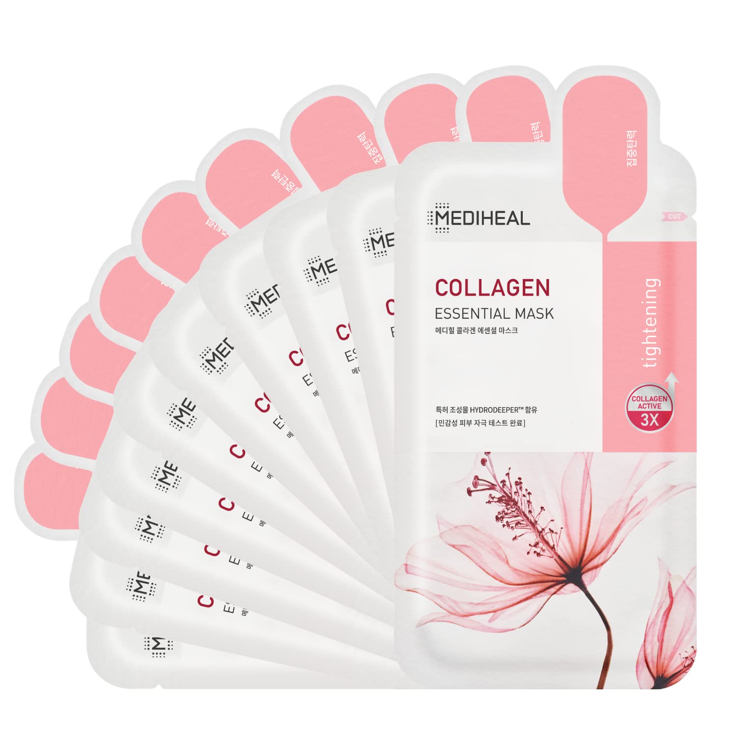 Foto 2 pulgar | Mascarilla Mediheal Collagen Essential, 10 Láminas Para Toda La Piel - Venta Internacional.