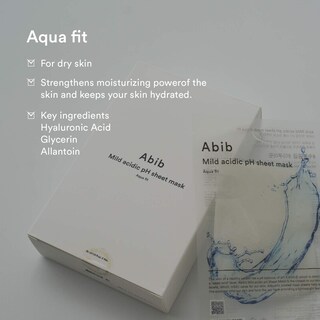 Foto 6 | Mascarilla Abib, Ph Ácido Suave, Aqua Fit, Hidratación Intensa - Venta Internacional.