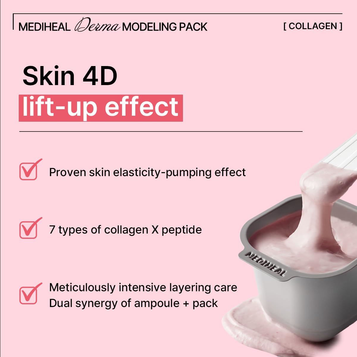 Foto 3 | Paquete De Modelado Mediheal Derma (colágeno), Rellena La Elasticidad - Venta Internacional.