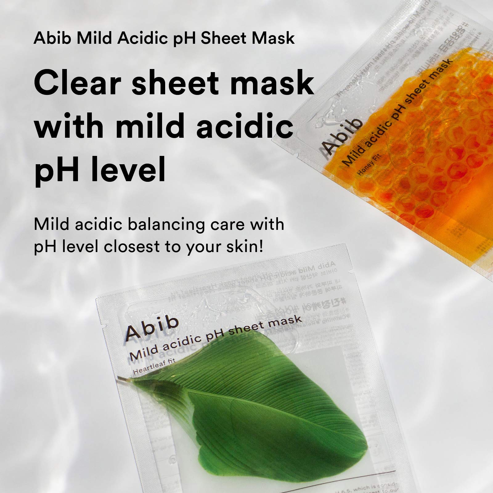 Foto 2 | Mascarilla Abib Heartleaf Fit, Ph Ácido Suave, 30 Ml X 10 - Venta Internacional.