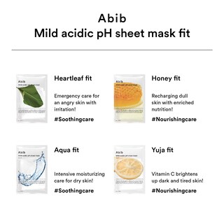 Foto 7 | Mascarilla Abib Heartleaf Fit, Ph Ácido Suave, 30 Ml X 10 - Venta Internacional.