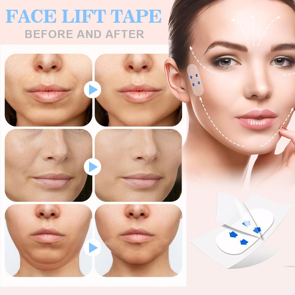 Foto 3 | Cinta De Estiramiento Facial Kaely, 160 Unidades, Moldeadora Corporal Antienvejecimiento Instantánea - Venta Interna