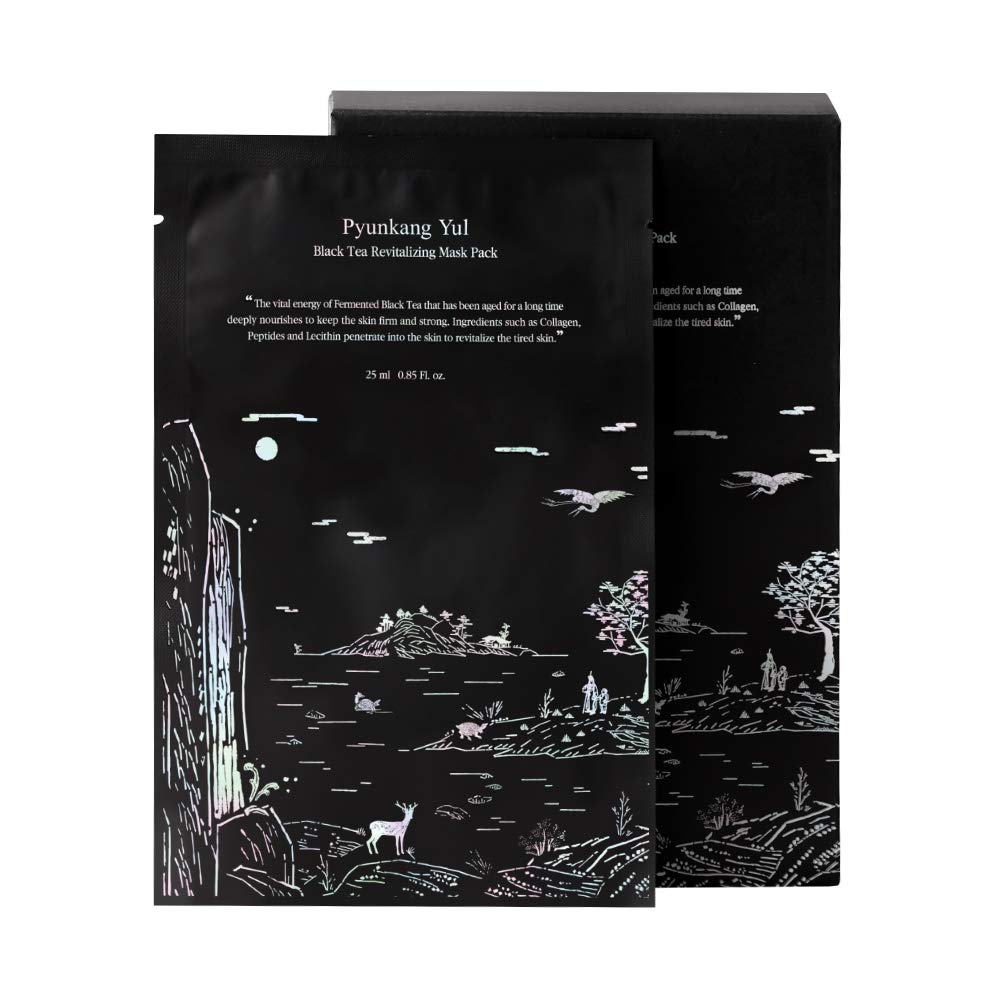 Mascarilla Facial Pyunkang Yul, Té Negro Fermentado, 25 Ml X 10 Unidades - Venta Internacional. $790