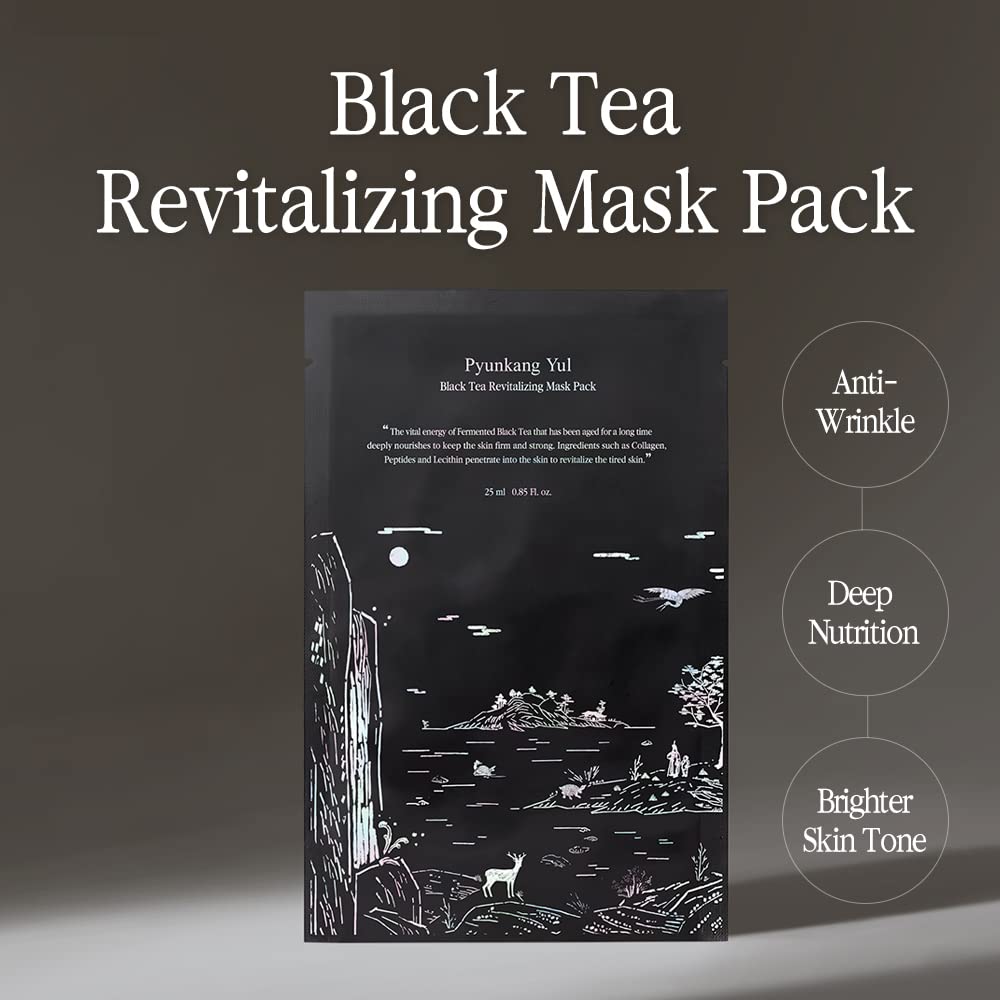 Foto 4 pulgar | Mascarilla Facial Pyunkang Yul, Té Negro Fermentado, 25 Ml X 10 Unidades - Venta Internacional.