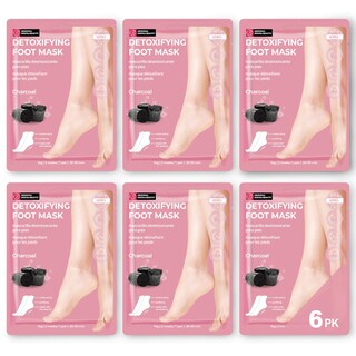 Foto 1 | Mascarilla Para Pies Innerest Original Derma Beauty, 6 Pares, Color Carbón - Venta Internacional.