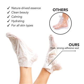 Foto 3 | Mascarilla Para Pies Innerest Original Derma Beauty, 6 Pares, Color Carbón - Venta Internacional.