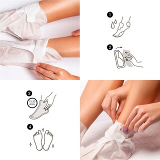 Foto 5 | Mascarilla Para Pies Innerest Original Derma Beauty, 6 Pares, Color Carbón - Venta Internacional.