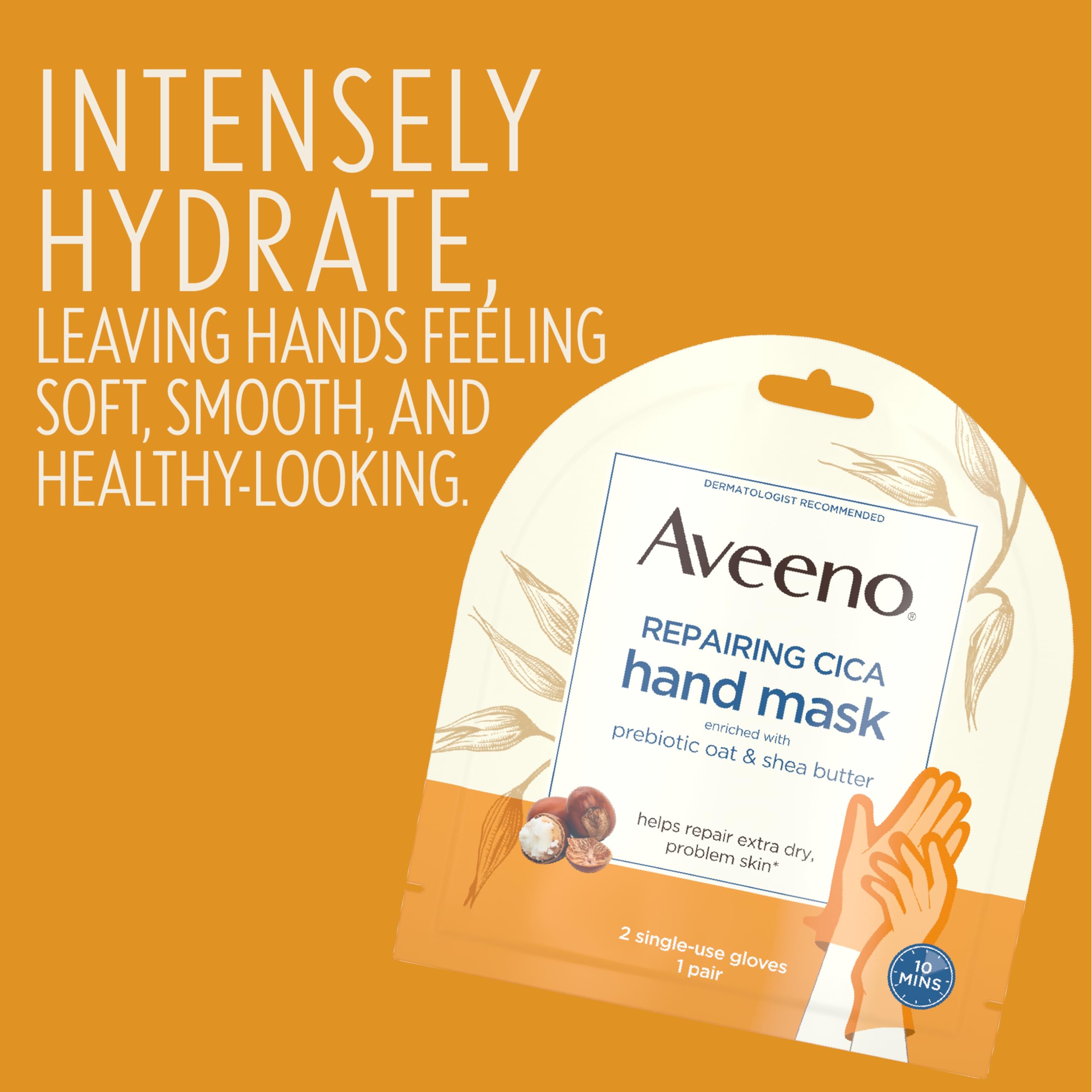 Foto 5 pulgar | Mascarilla De Manos Aveeno Skin Relief Relief Repair 1 Par Hidratante - Venta Internacional.