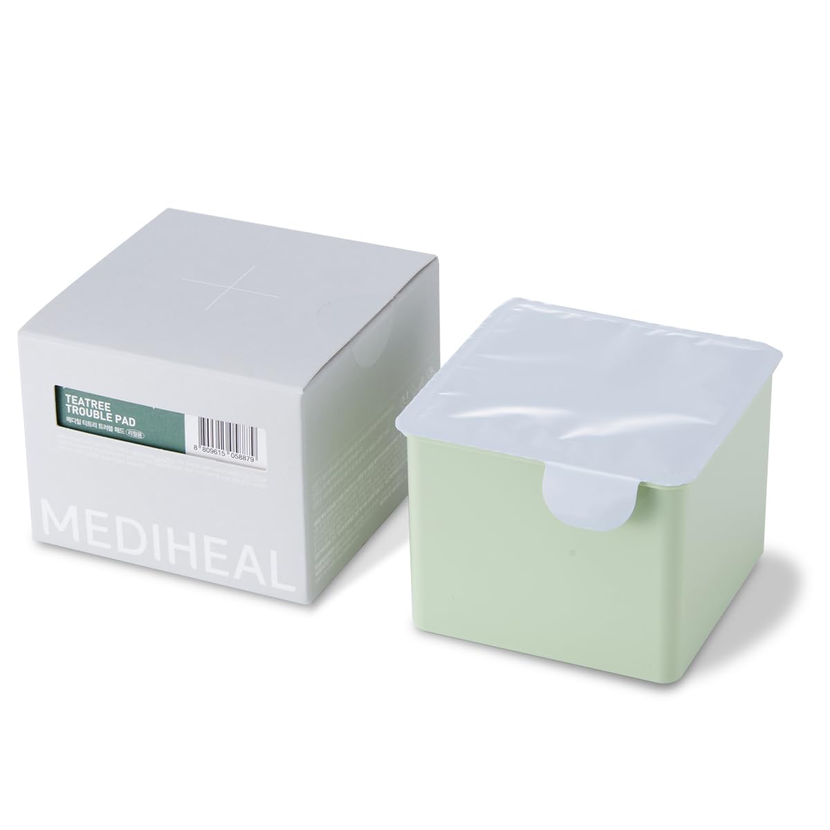 Foto 1 | Recarga Mediheal Teatree Trouble Pad, 100 Almohadillas, Tónico De Algodón - Venta Internacional.