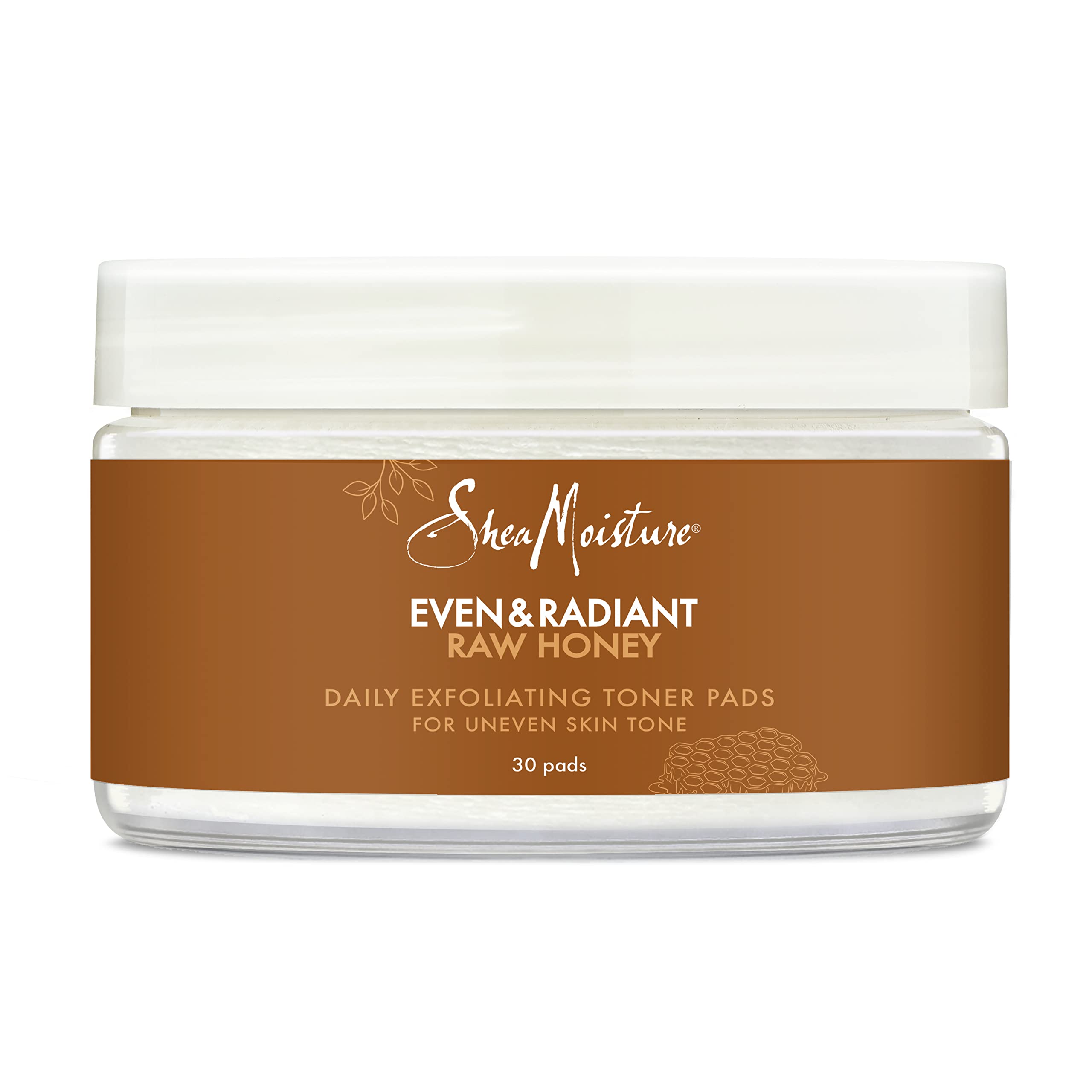 Almohadillas Faciales Sheamoisture Even And Radiant Con Miel Cruda, 30 Unidades - Venta Internacional.